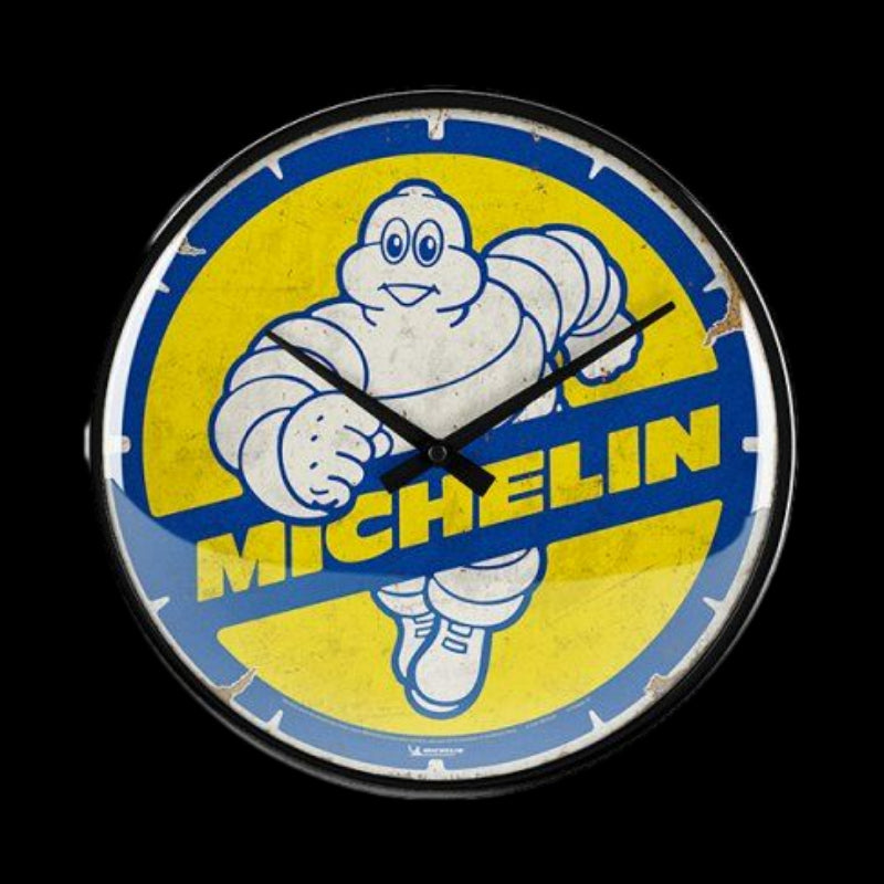 Wanduhr »Michelin - Bibendum 80s«