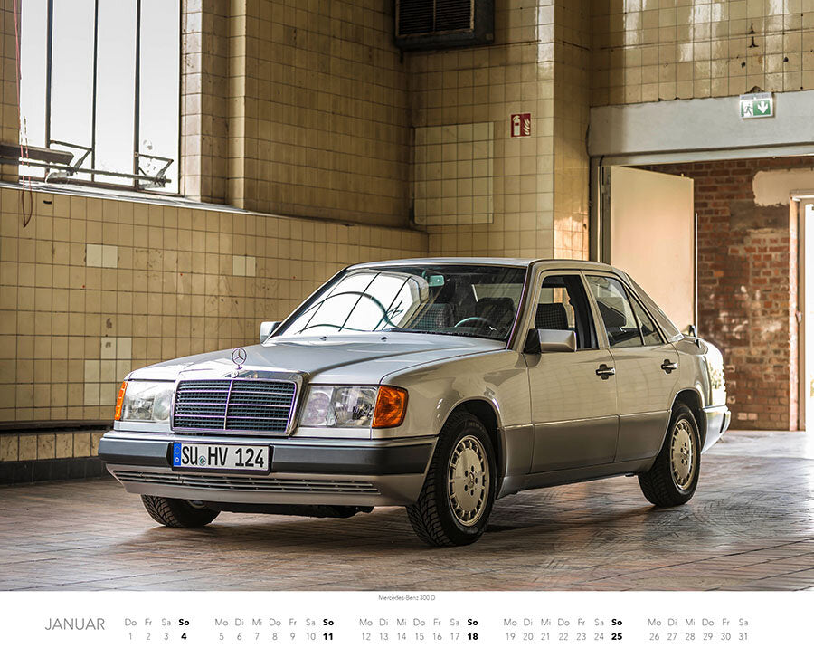Mercedes-Benz W 124 2026 - Premium-Kalender