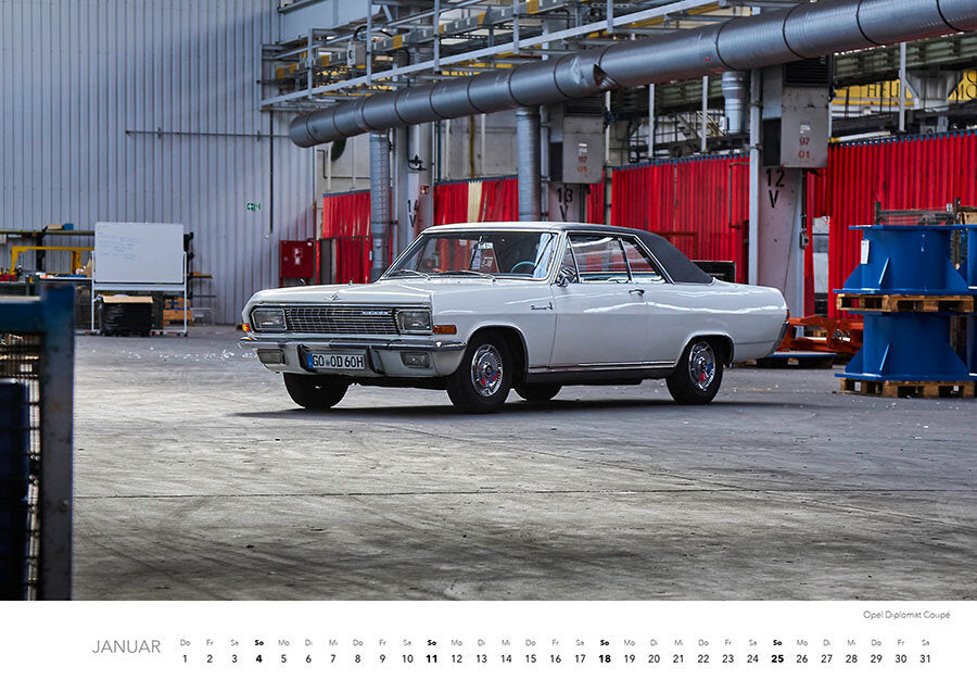 Opel 2026 - Mittelformat-Kalender