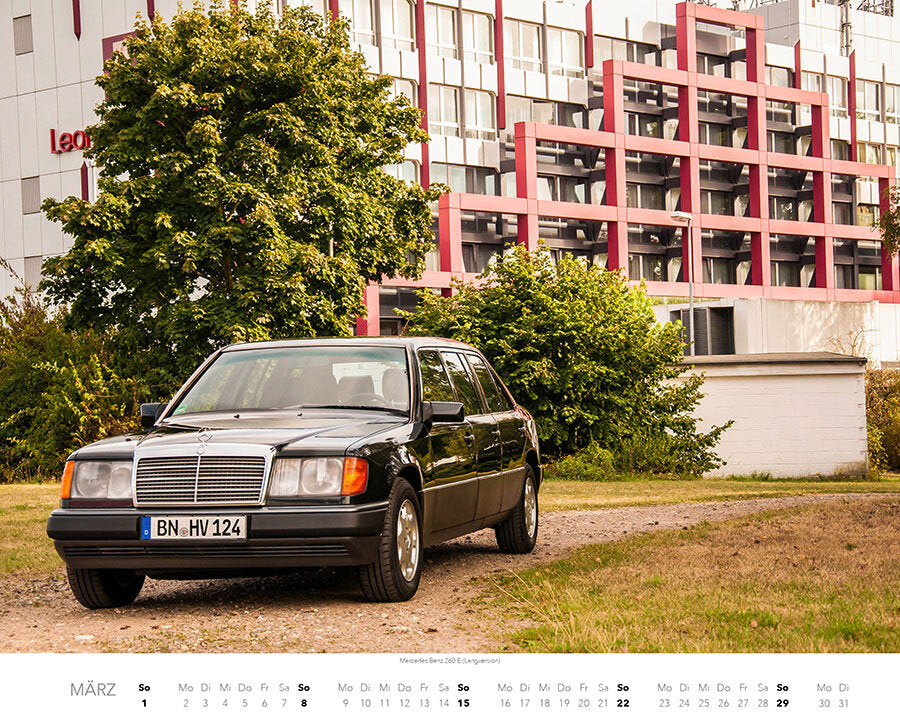 Mercedes-Benz W 124 2026 - Premium-Kalender