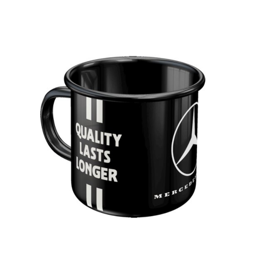 Emaille-Becher »Daimler Truck - Drivers Only«