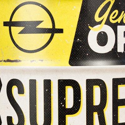 Spardose Ölfass »Opel - Supreme Motor Oil«
