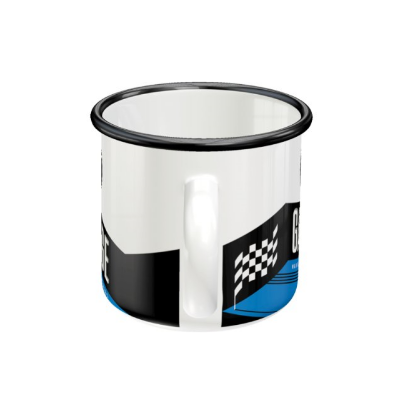 Emaille-Becher »BMW - Garage«