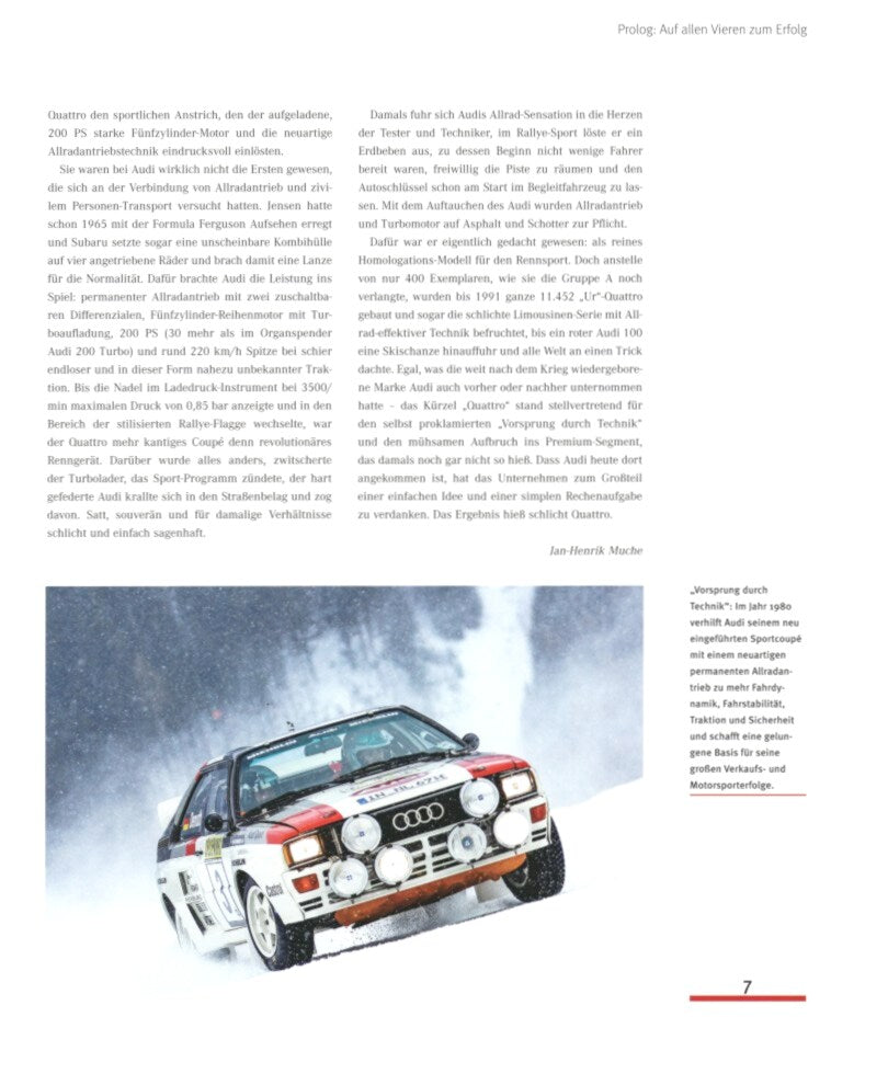 Audi Quattro - Auf allen Vieren zum Erfolg