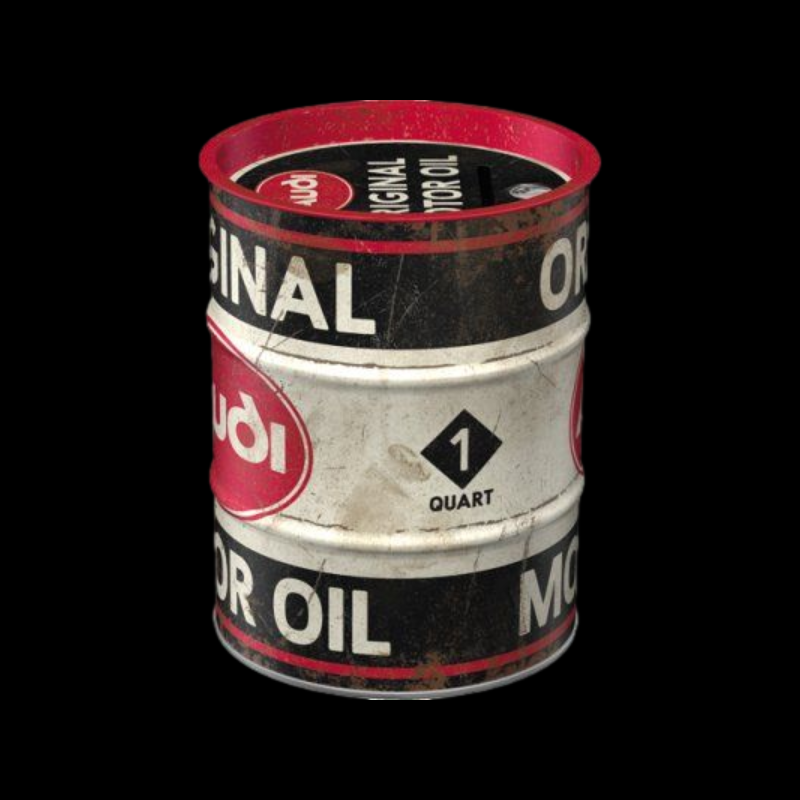 Spardose Ölfass »Audi - Original Motor Oil«