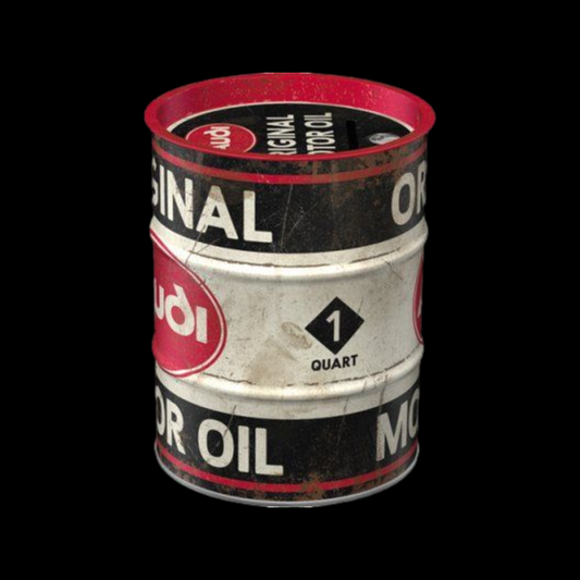 Spardose Ölfass »Audi - Original Motor Oil«