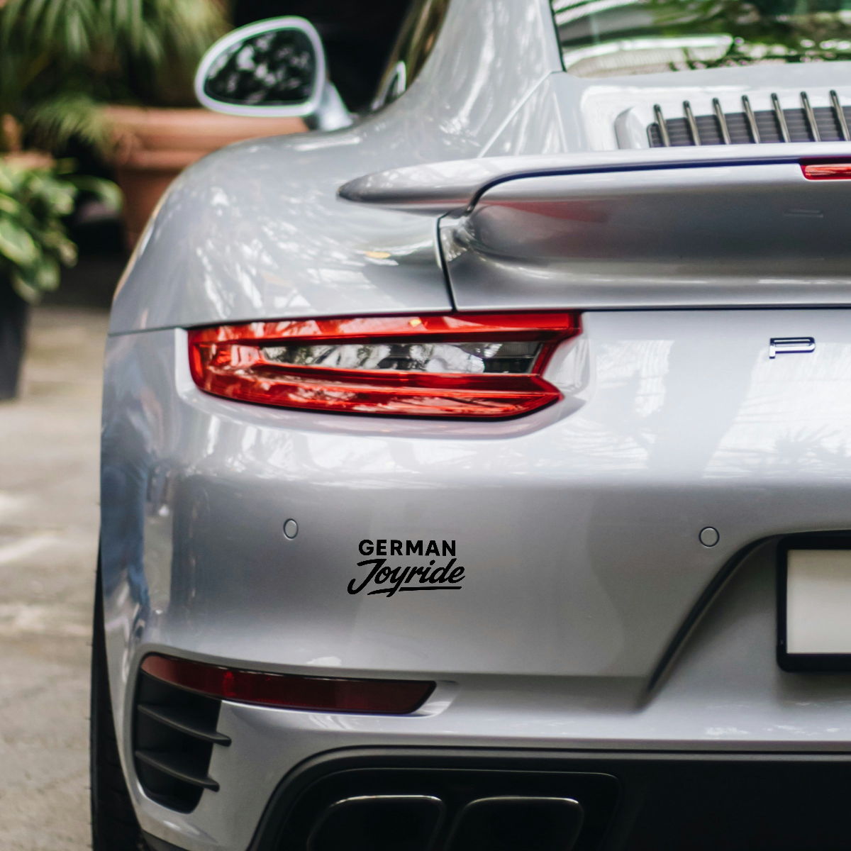 German Joyride Aufkleber schwarz 8cm x 4cm