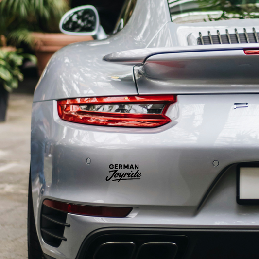 German Joyride Aufkleber schwarz 8cm x 4cm