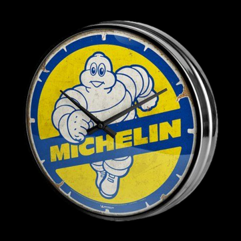 Wanduhr »Michelin - Bibendum 80s«