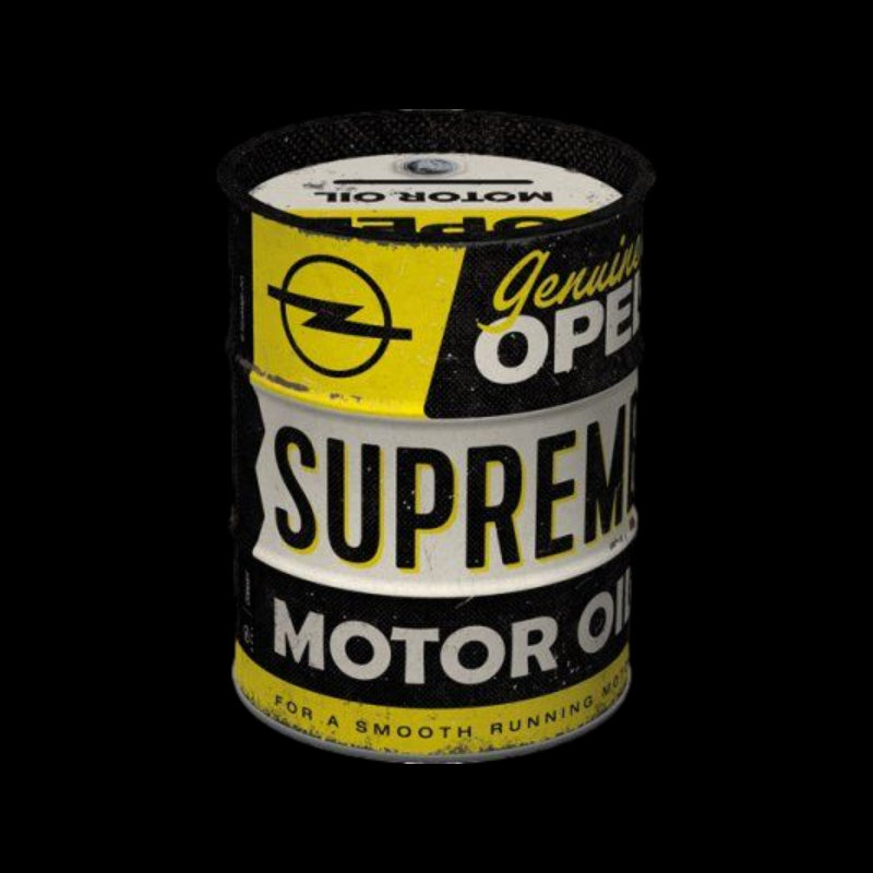 Spardose Ölfass »Opel - Supreme Motor Oil«