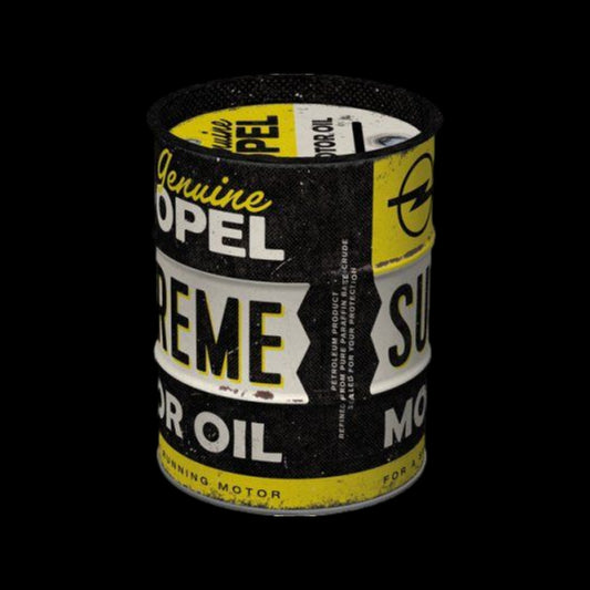 Spardose Ölfass »Opel - Supreme Motor Oil«