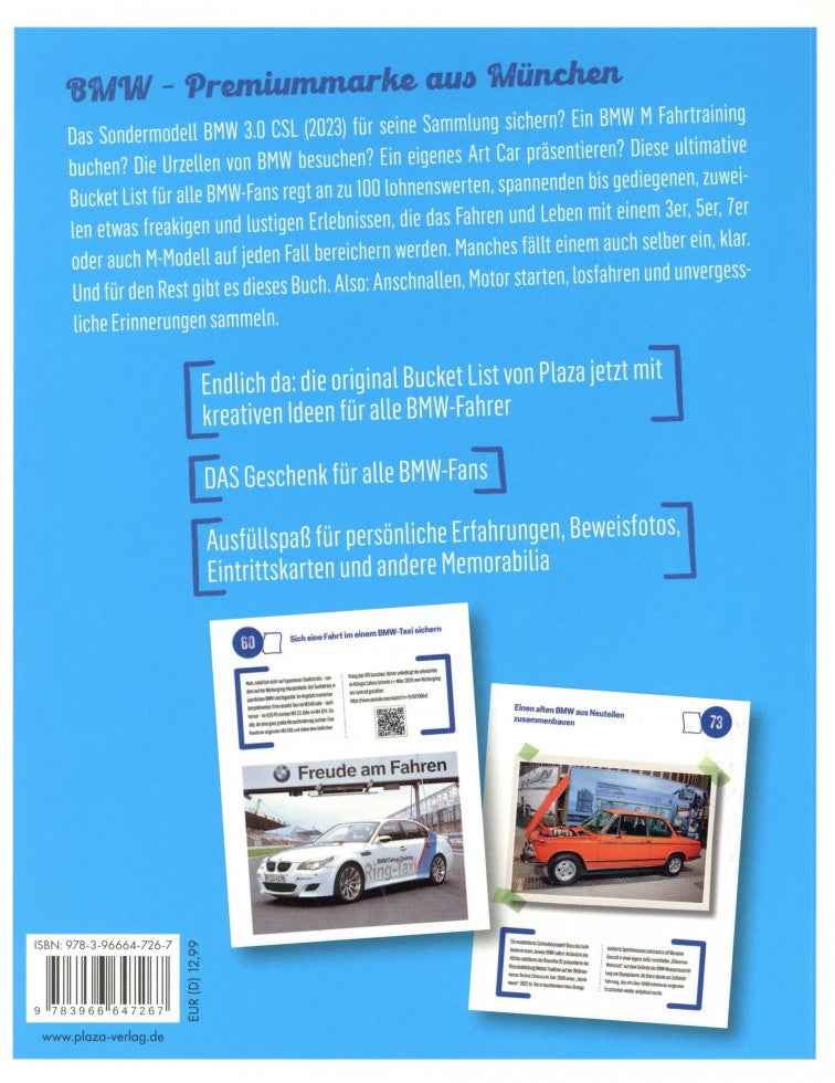 Die Bucket List für BMW-Fahrer