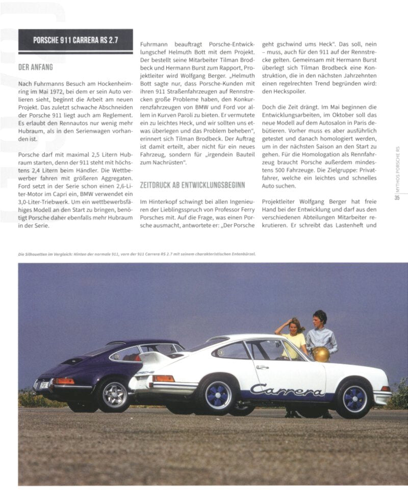 Edition Porsche Fahrer: Mythos Porsche RS
